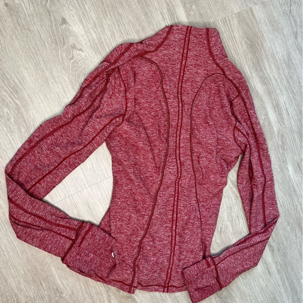 Lululemon Run Briskly 1/2 Zip Heathered Rulu Long Sleeve Pullover - Picture 2 of 10